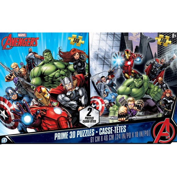 Marvel Toys New Marvel Avengers Lenticular 3d Puzzles Twin Pack Poshmark